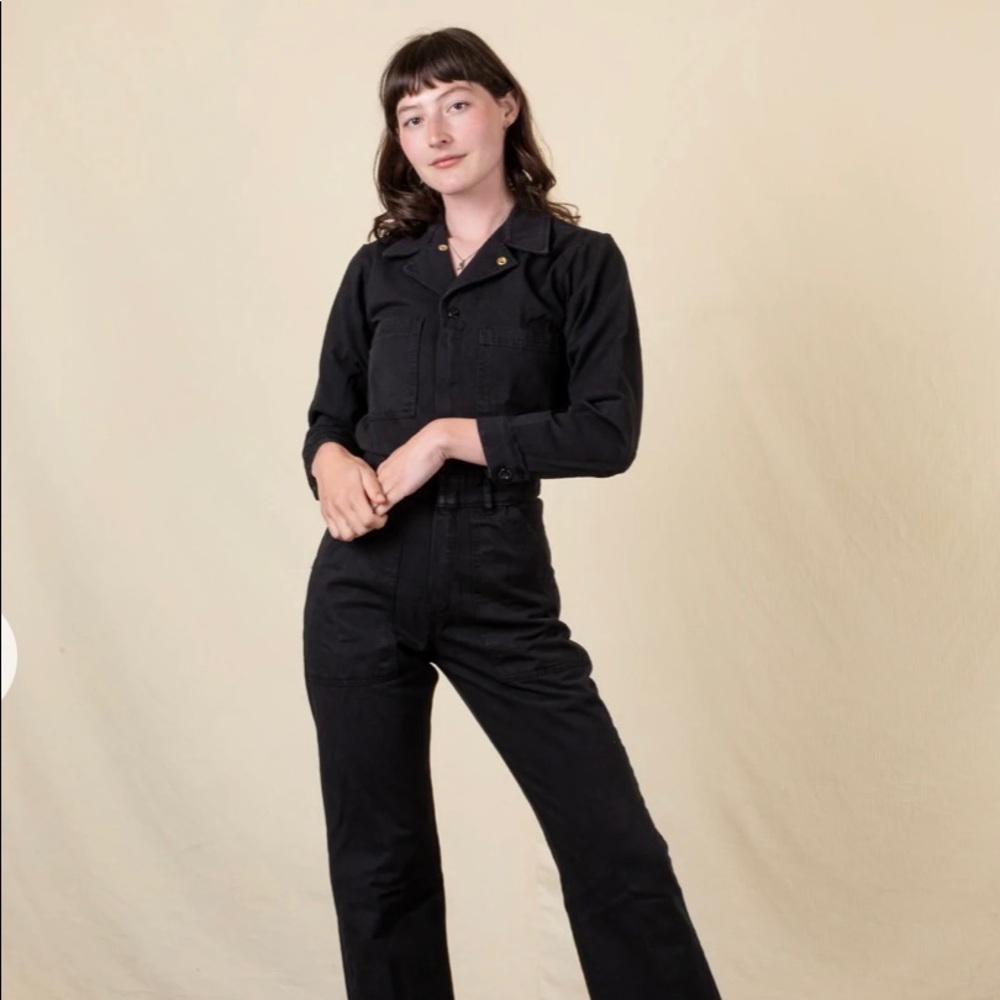 SOLD!! Big Bud Press Long Sleeve Jumpsuit Black XL